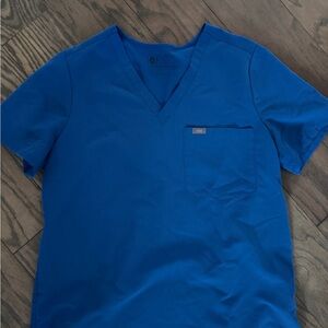 Figs Woman’s L Royal Blue Shirt